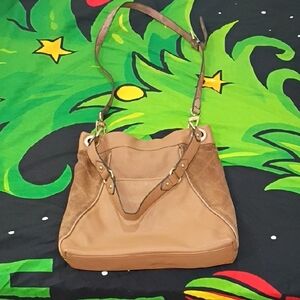 Brown Leather Shoulder Bag